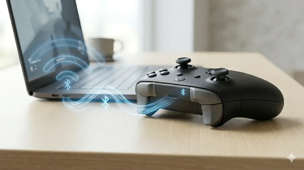 pair Xbox controller via Bluetooth for online testing
