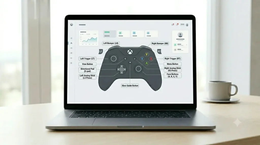 Xbox gamepad inputs