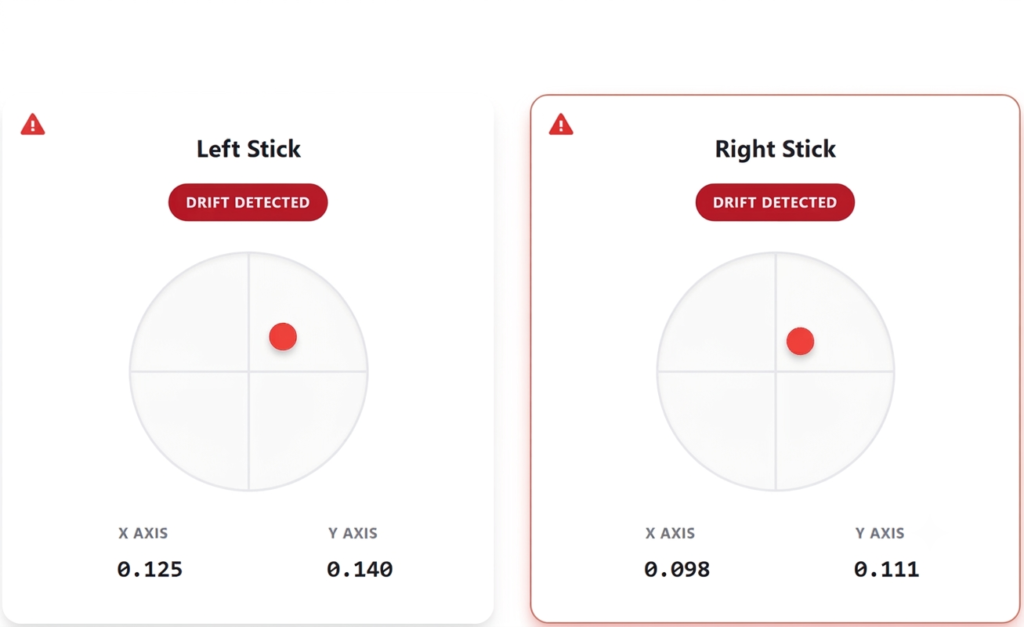 stick drift