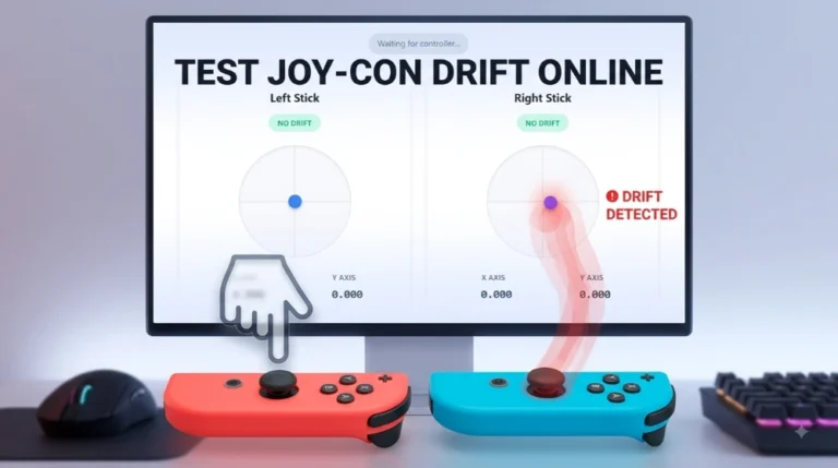 test joy-con drift online