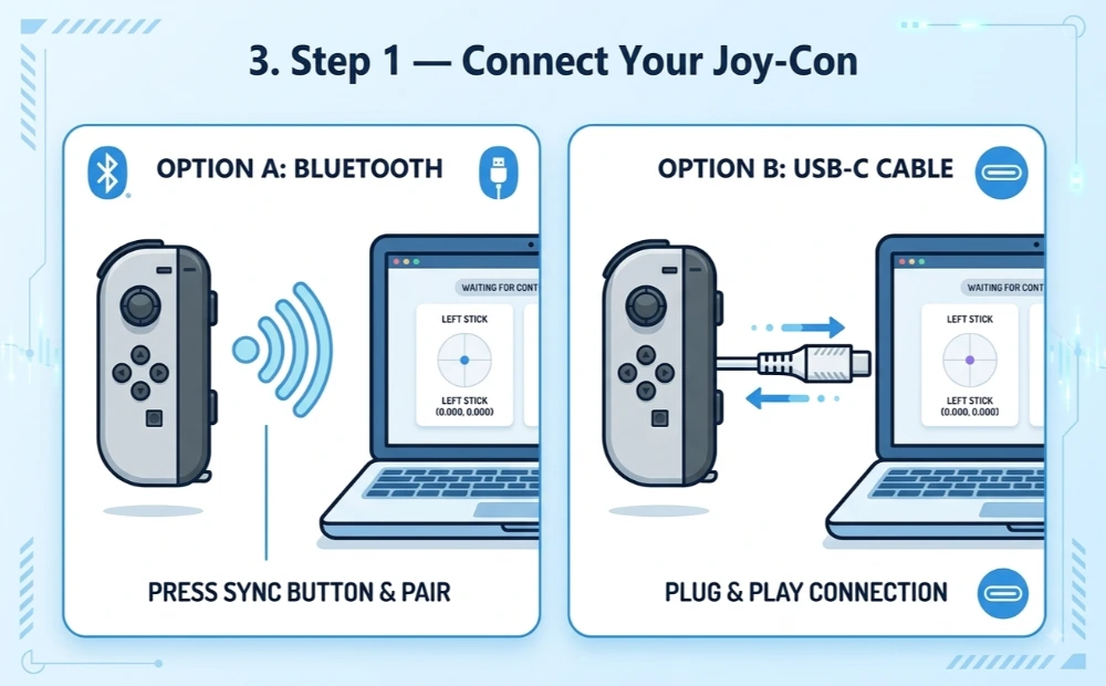 Connect Your Joy-Con