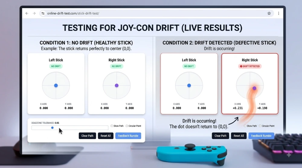 Testing for Joy-Con